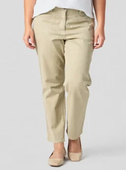 Pantalon 7/8 Olsen Vert Taille Normale
