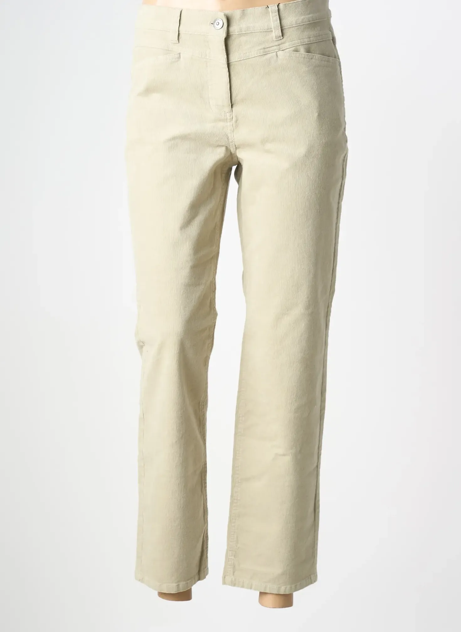 Pantalon 7/8 Olsen Vert Taille Normale