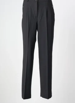 Pantalon Slim Atelier Gardeur Noir Taille Haute