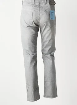 Pantalon Slim Barmas Gris Taille Normale
