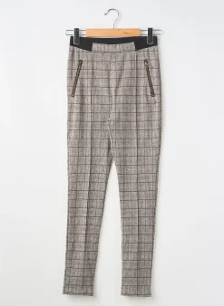 Pantalon Slim Beckaro Noir Taille Élastique