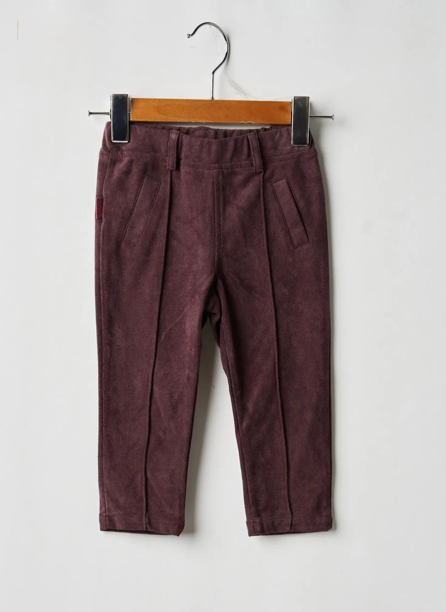 Pantalon Slim Boboli Marron Taille Élastique