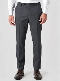 Pantalon Slim Brühl Gris Taille Basse