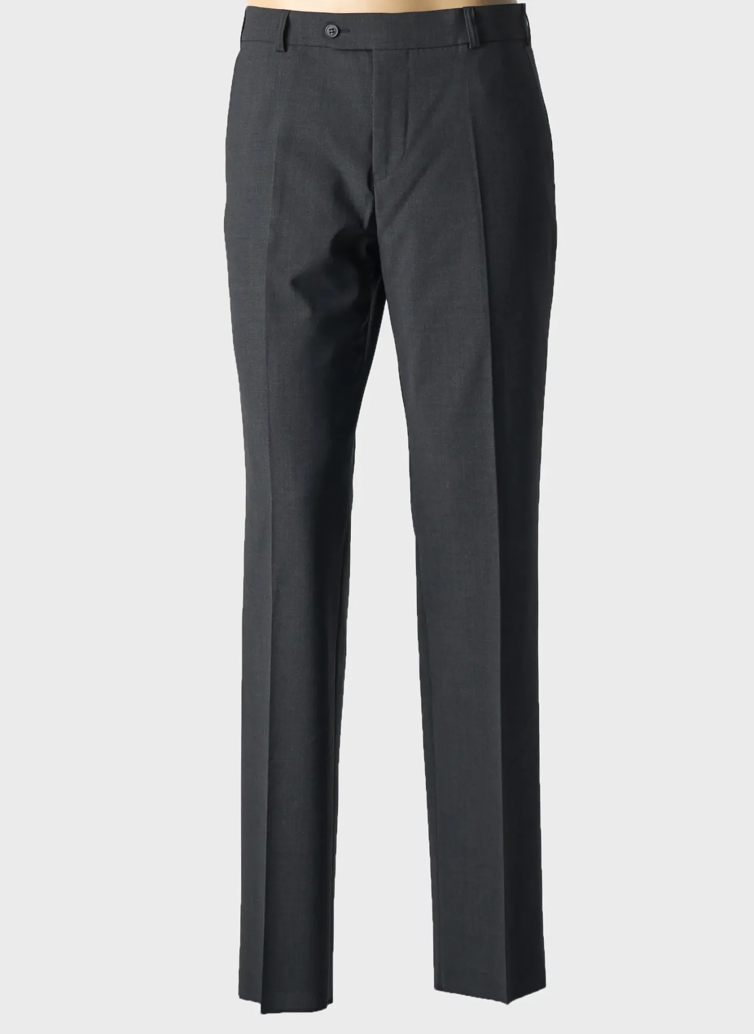 Pantalon Slim Brühl Gris Taille Basse