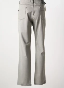 Pantalon Slim Bruno Saint Hilaire Marron Taille Normale