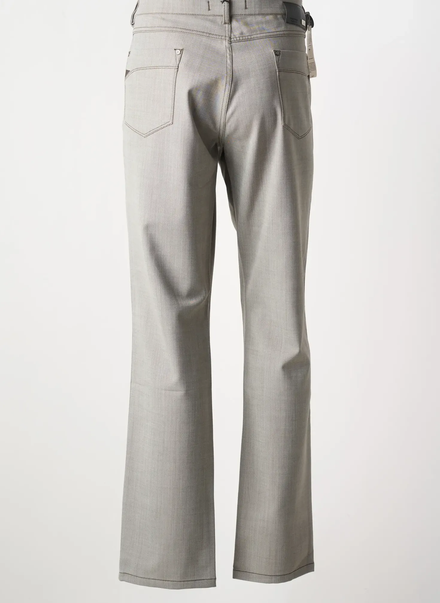 Pantalon Slim Bruno Saint Hilaire Marron Taille Normale