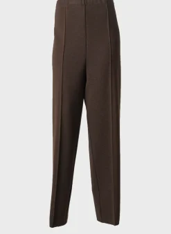 Pantalon Slim Chassagnard Marron Taille Haute