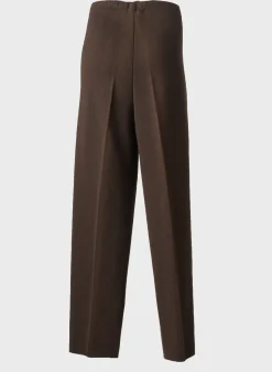 Pantalon Slim Chassagnard Marron Taille Haute