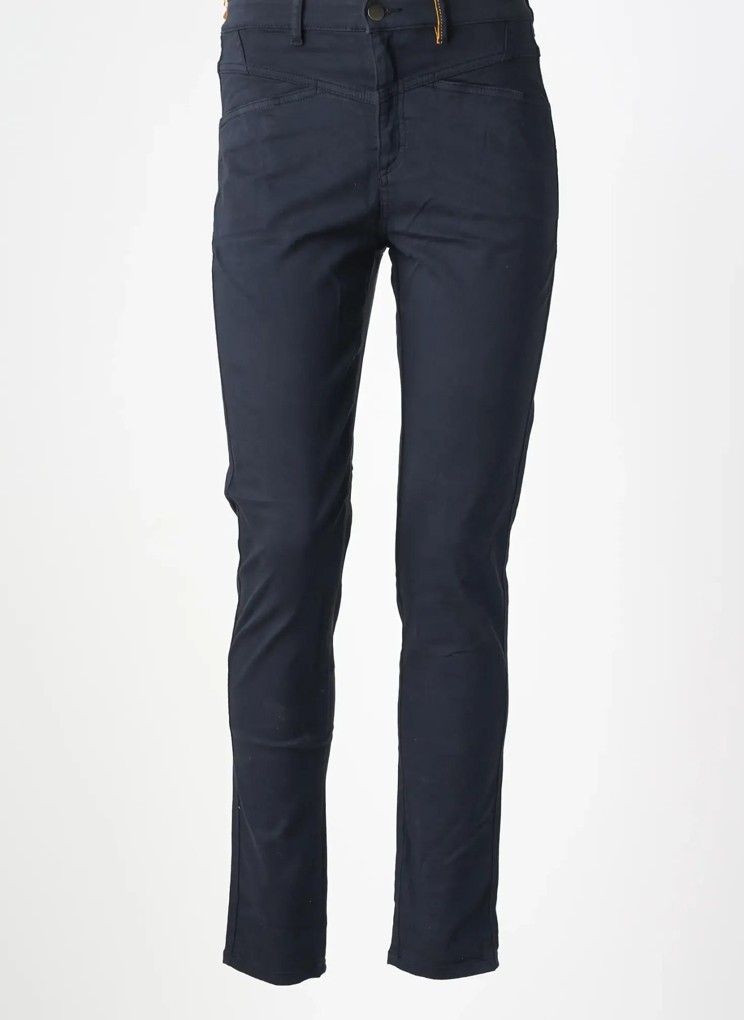 Pantalon Slim Couturist Bleu Taille Normale