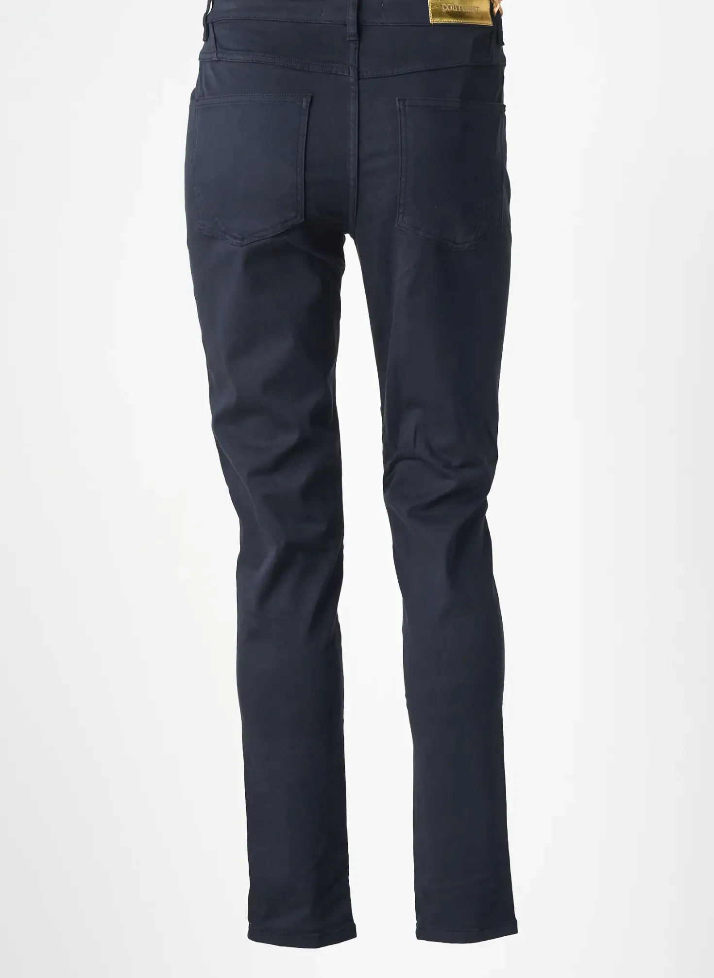 Pantalon Slim Couturist Bleu Taille Normale