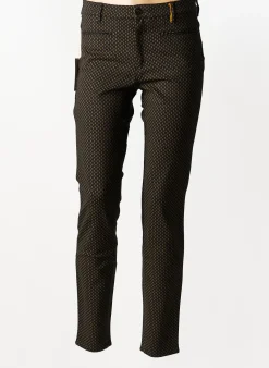Pantalon Slim Couturist Noir Taille Normale
