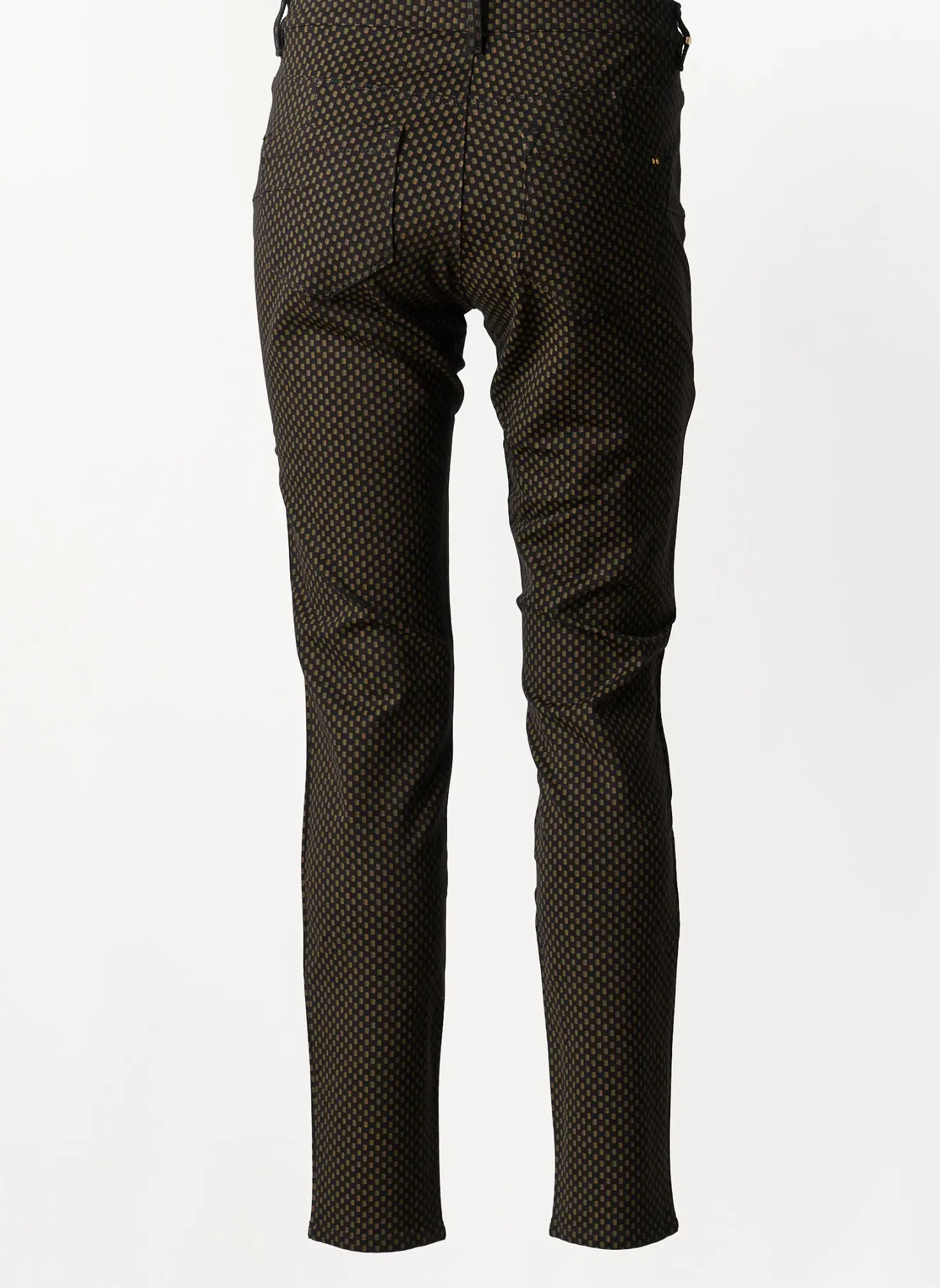 Pantalon Slim Couturist Noir Taille Normale