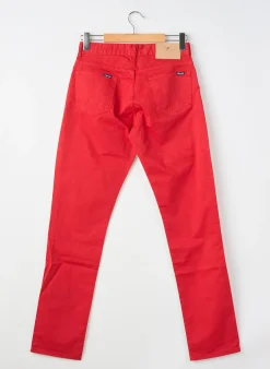 Pantalon Slim Faconnable Rouge Taille Normale