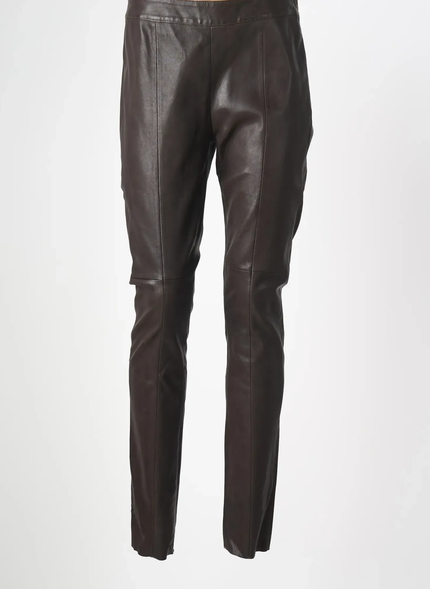 Pantalon Slim Hotel Particulier Marron Taille Normale