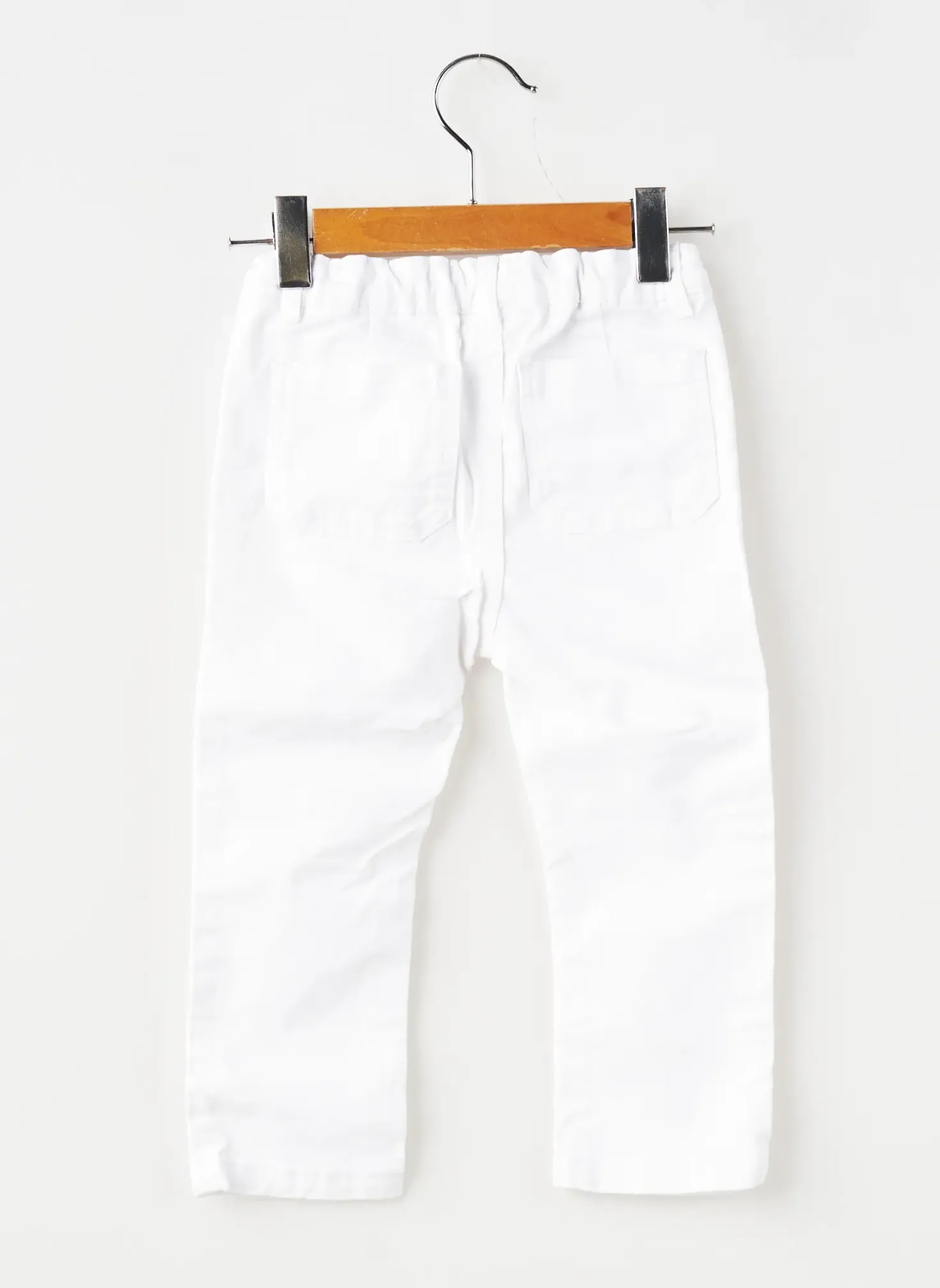 Pantalon Slim Jacadi Paris Blanc Taille Ajustable