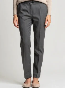 Pantalon Slim Karting Gris Taille Haute