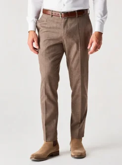 Pantalon Slim L'impeccable Marcel Marron Taille Normale
