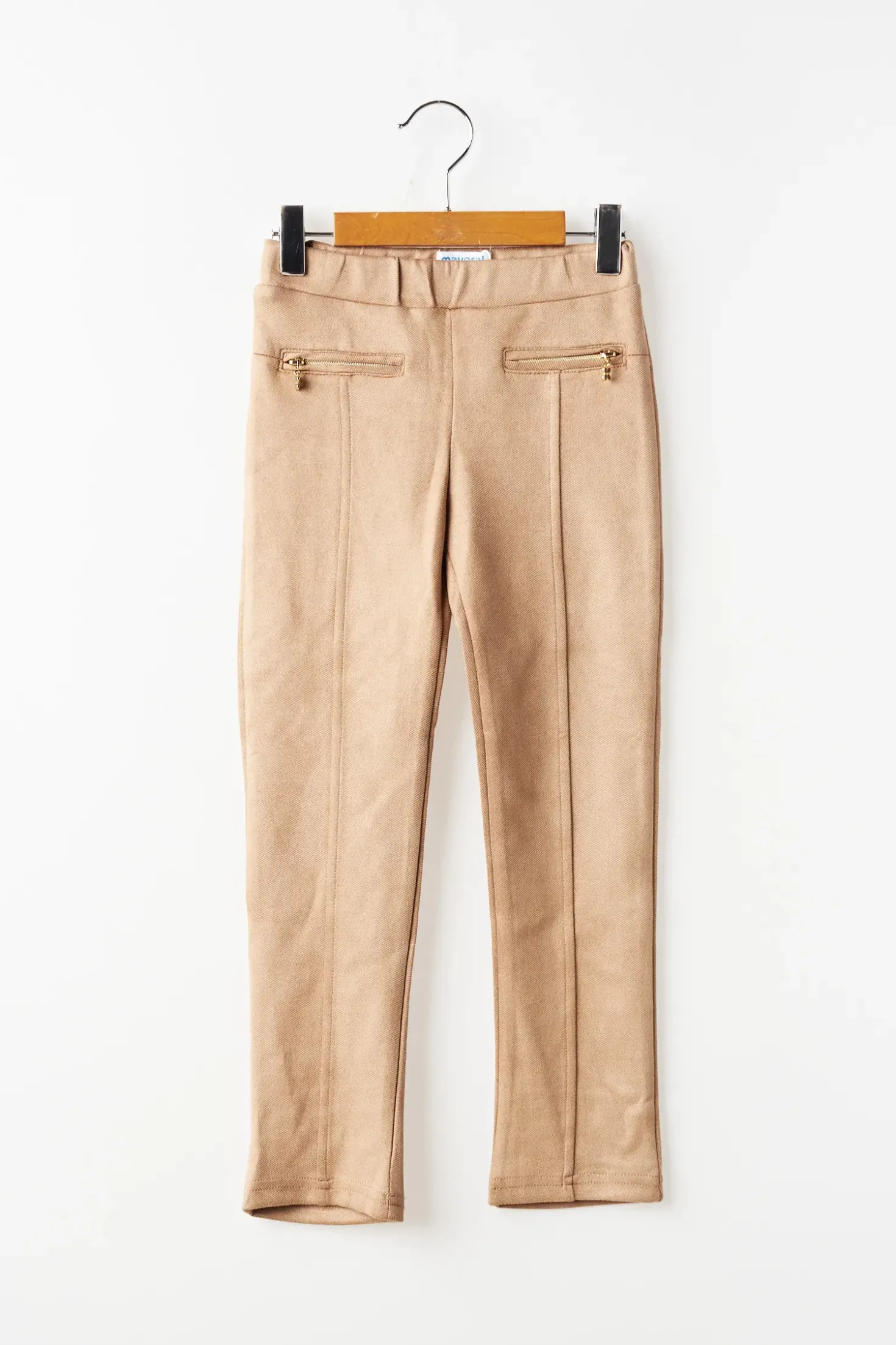 Pantalon Slim Mayoral Beige Taille Élastique