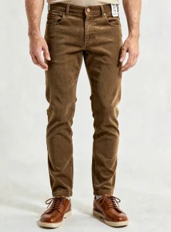 Pantalon Slim M5 By Meyer Marron Taille Normale