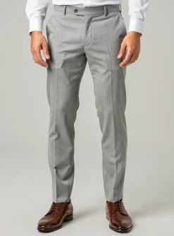 Pantalon Slim Meyer Gris Taille Haute