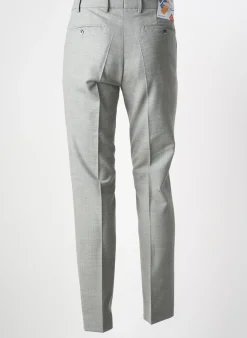 Pantalon Slim Meyer Gris Taille Haute