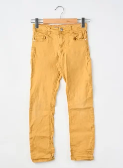 Pantalon Slim Okaïdi Orange Taille Ajustable