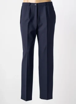 Pantalon Slim Pier Bé Bleu Taille Haute