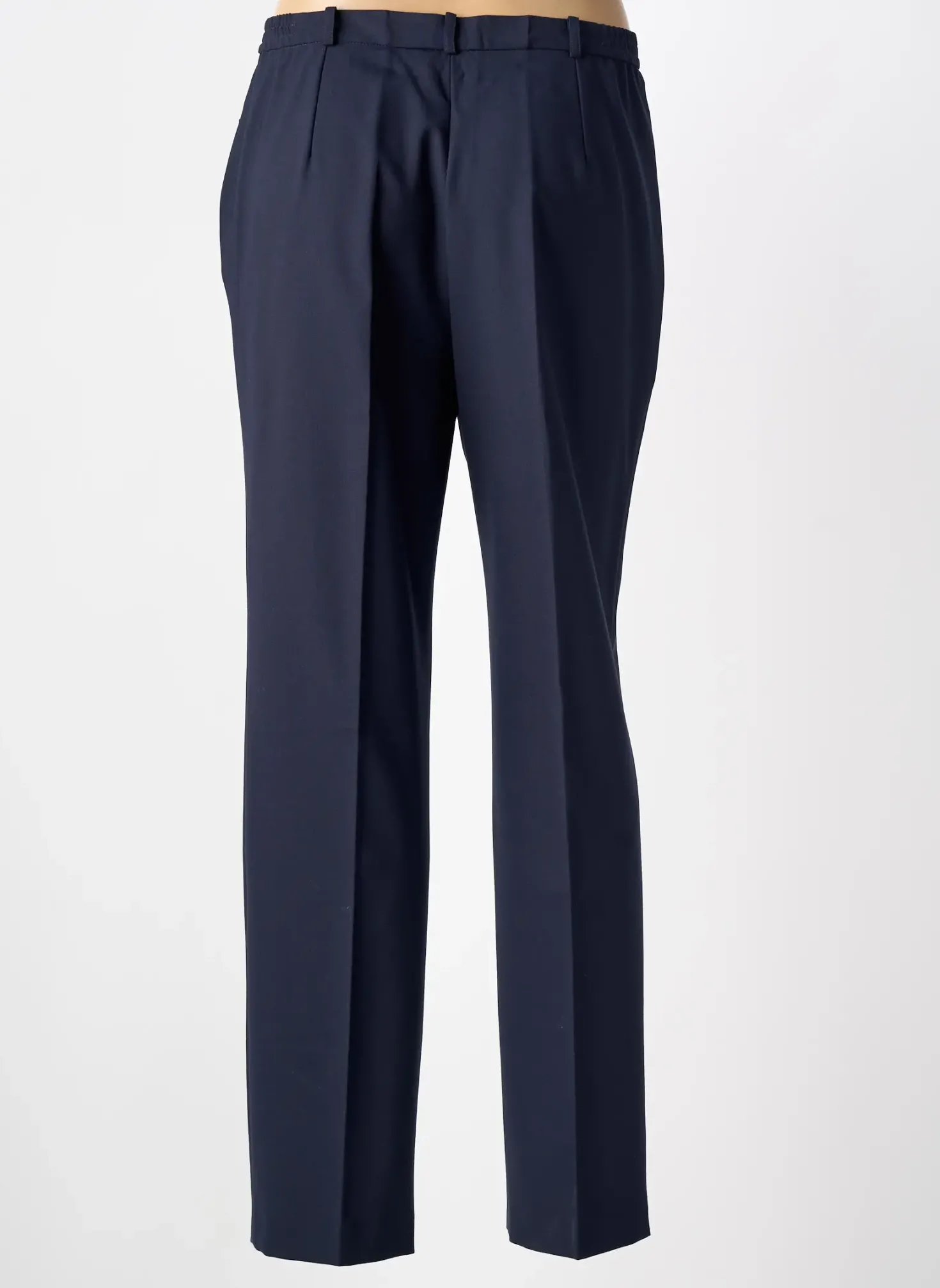 Pantalon Slim Pier Bé Bleu Taille Haute