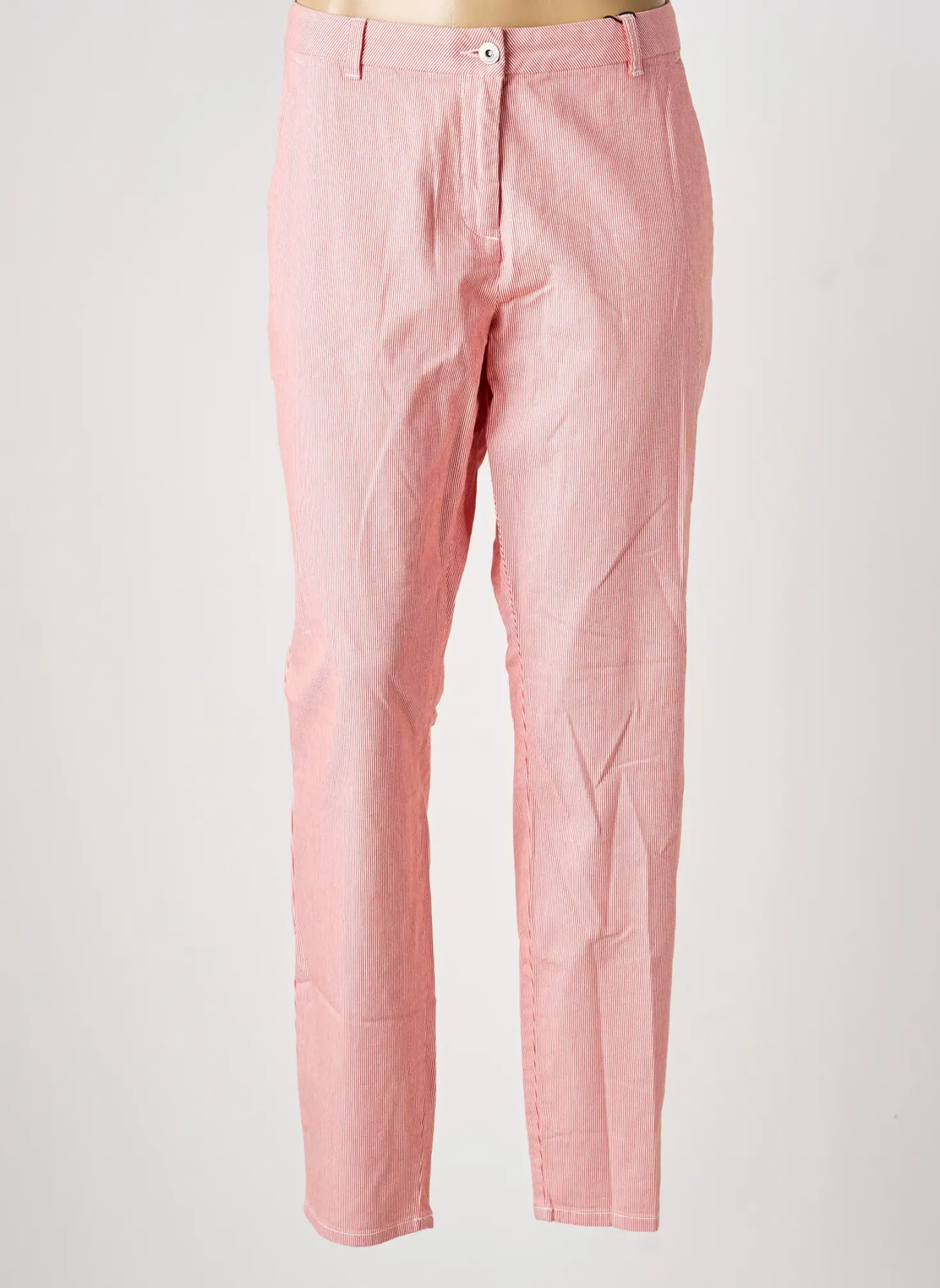 Pantalon Slim Sandwich Rouge