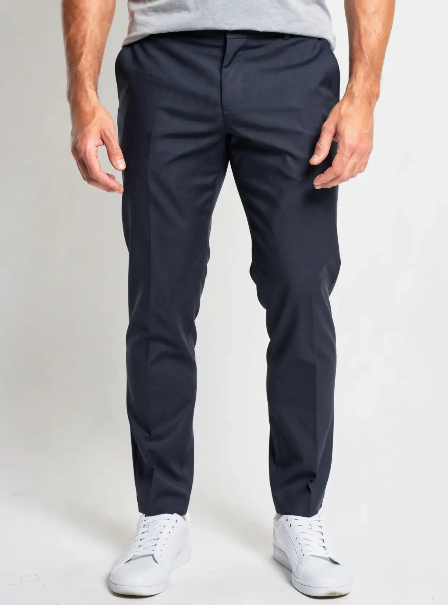 Pantalon Slim Selected Bleu Taille Normale