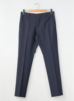 Pantalon Slim Selected Bleu Taille Normale