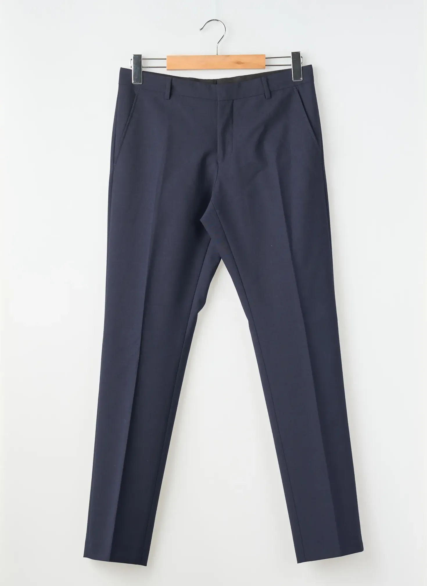 Pantalon Slim Selected Bleu Taille Normale