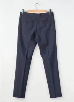 Pantalon Slim Selected Bleu Taille Normale