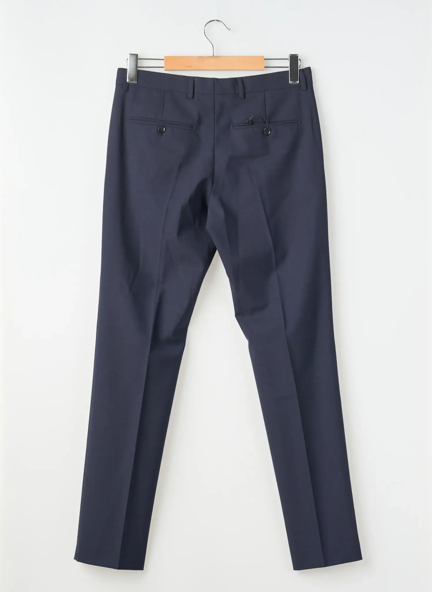 Pantalon Slim Selected Bleu Taille Normale
