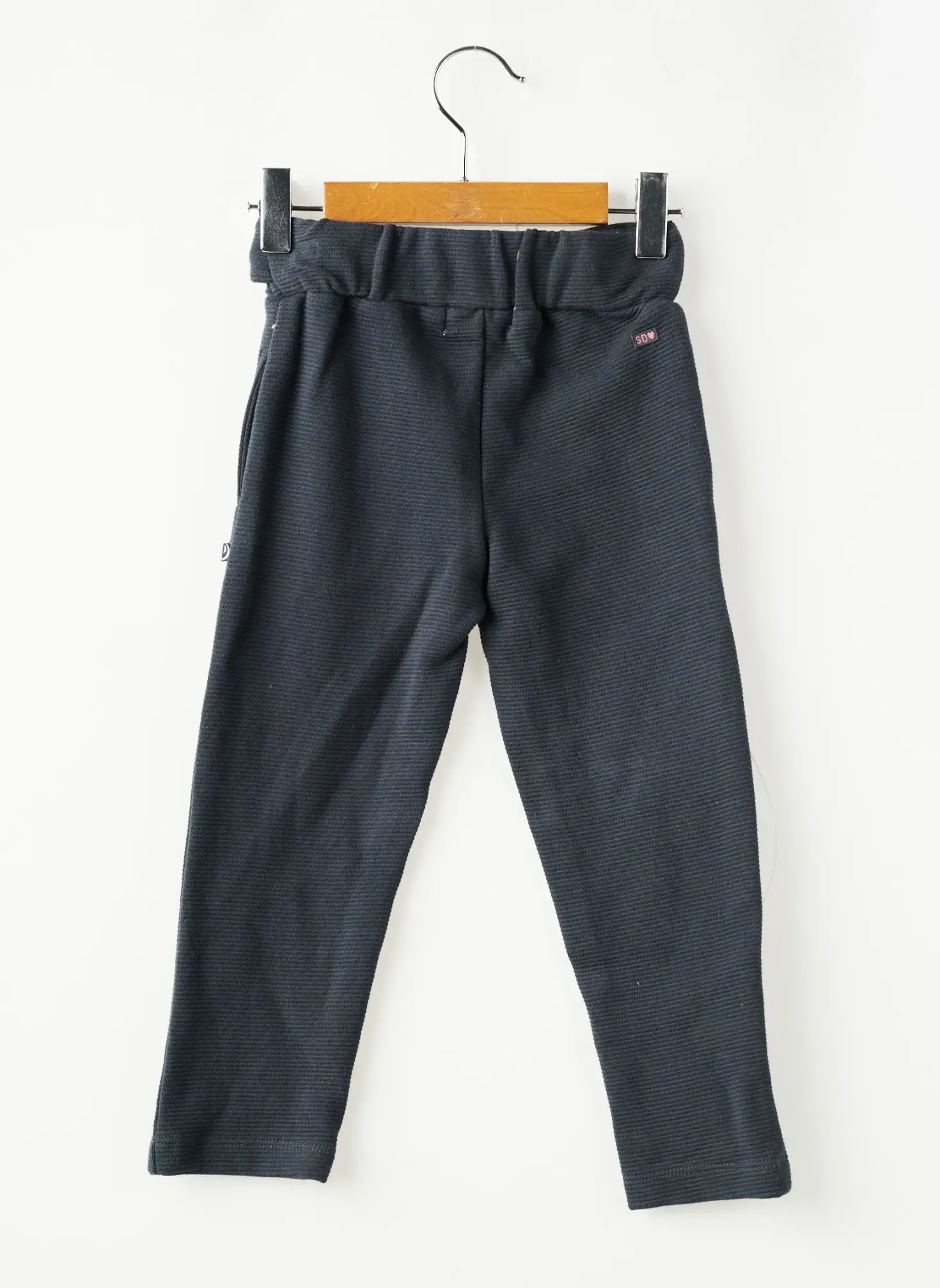 Pantalon Slim Sucre D'orge Gris Taille Ajustable