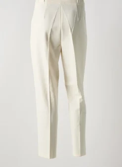 Pantalon Slim Surkana Beige Taille Haute