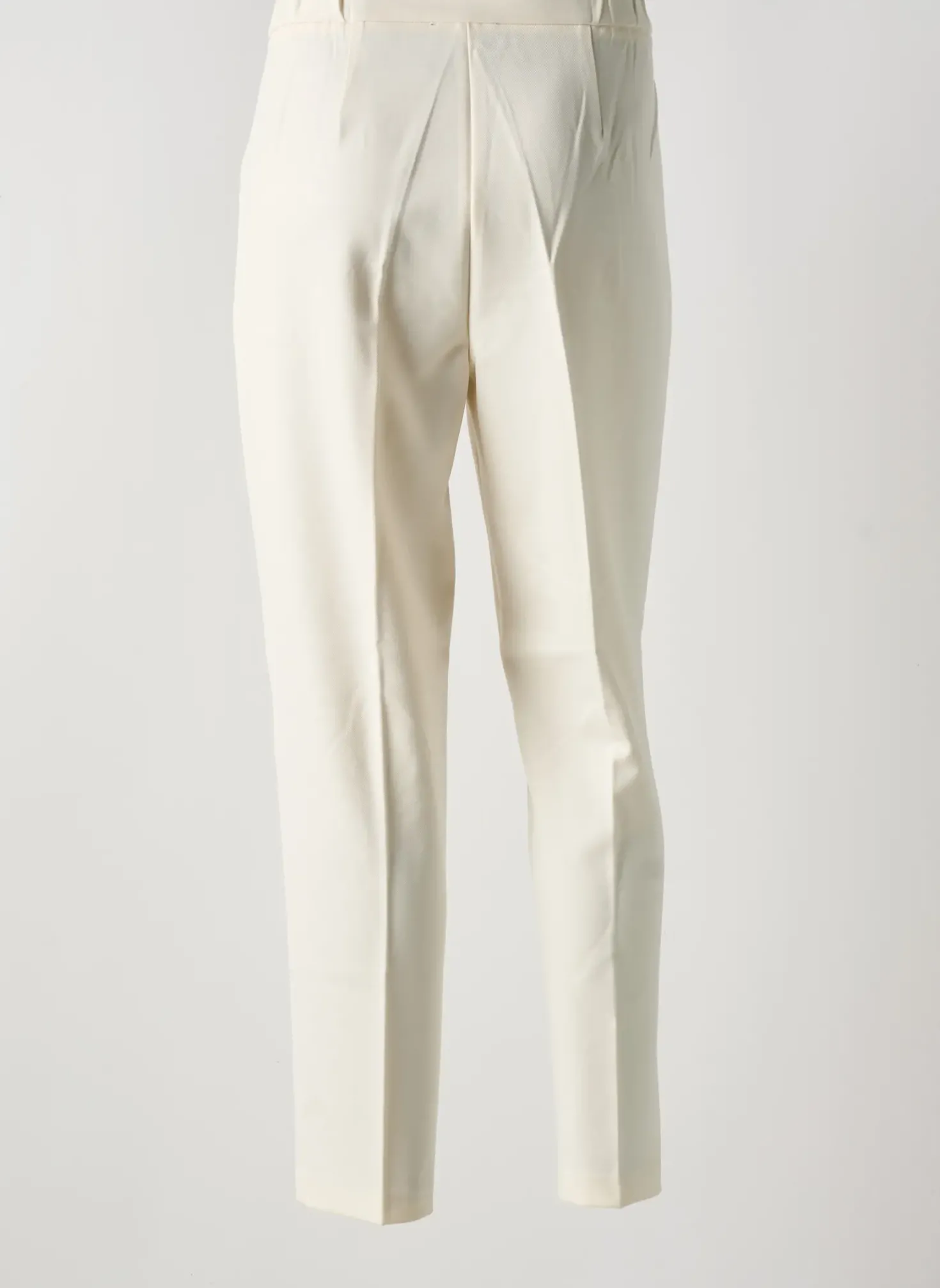 Pantalon Slim Surkana Beige Taille Haute