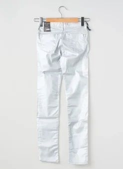 Pantalon Slim Teddy Smith Argent Taille Ajustable