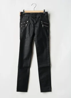 Pantalon Slim Teddy Smith Noir Taille Ajustable