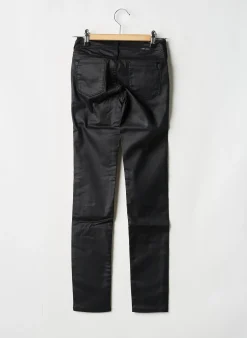 Pantalon Slim Teddy Smith Noir Taille Ajustable