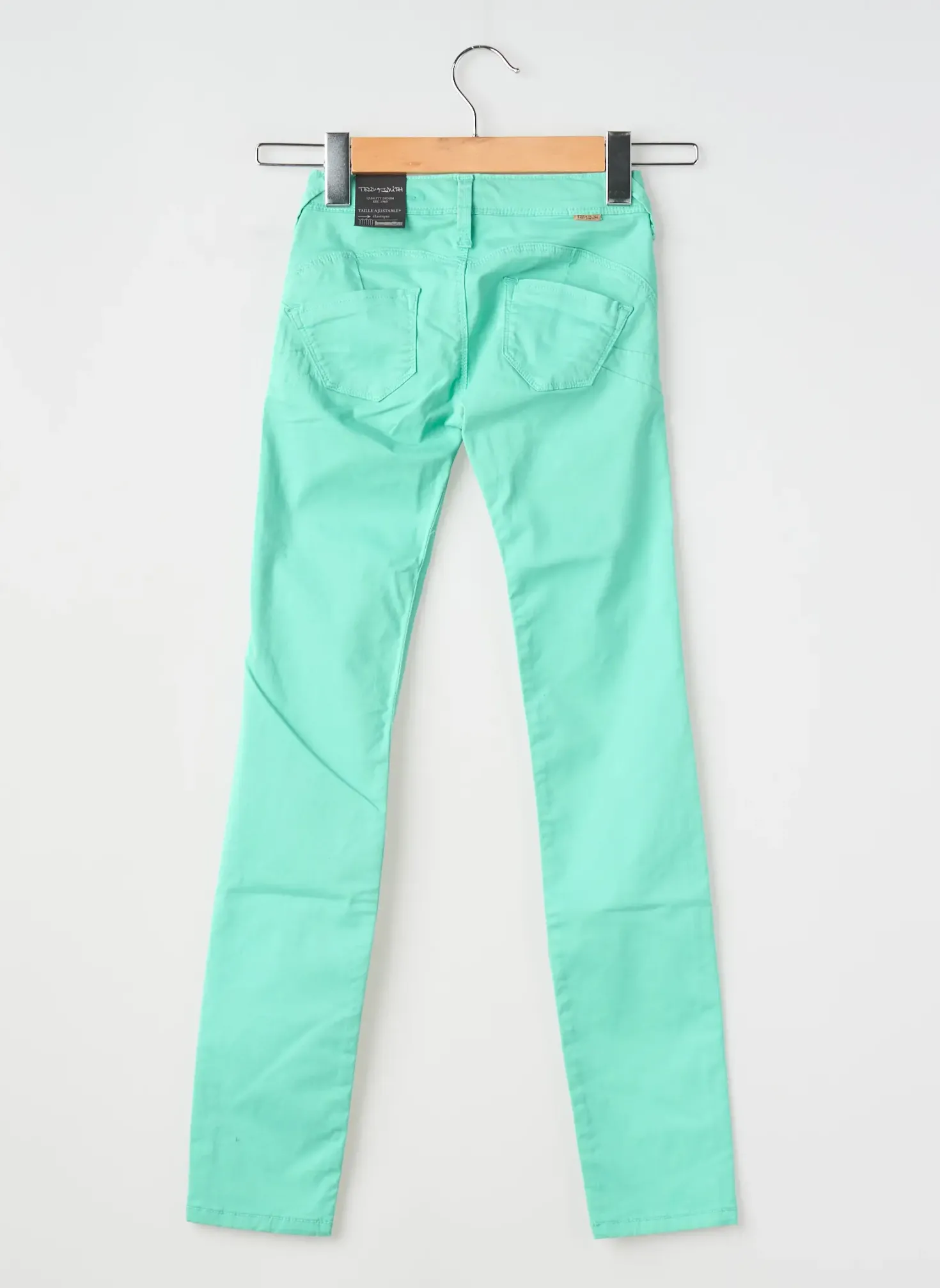 Pantalon Slim Teddy Smith Vert Taille Ajustable