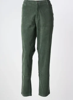 Pantalon Slim Waltron Vert Taille Normale