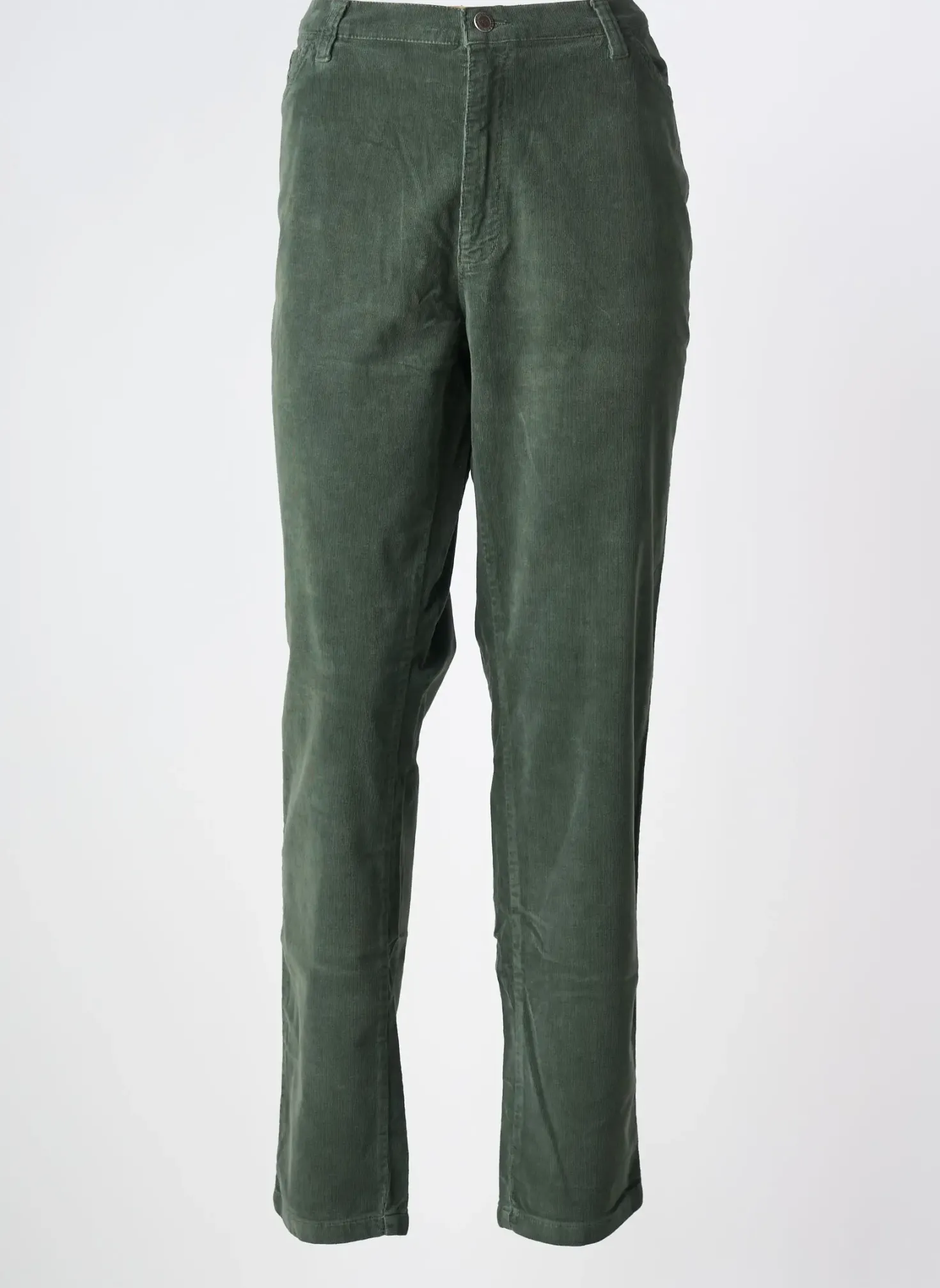 Pantalon Slim Waltron Vert Taille Normale