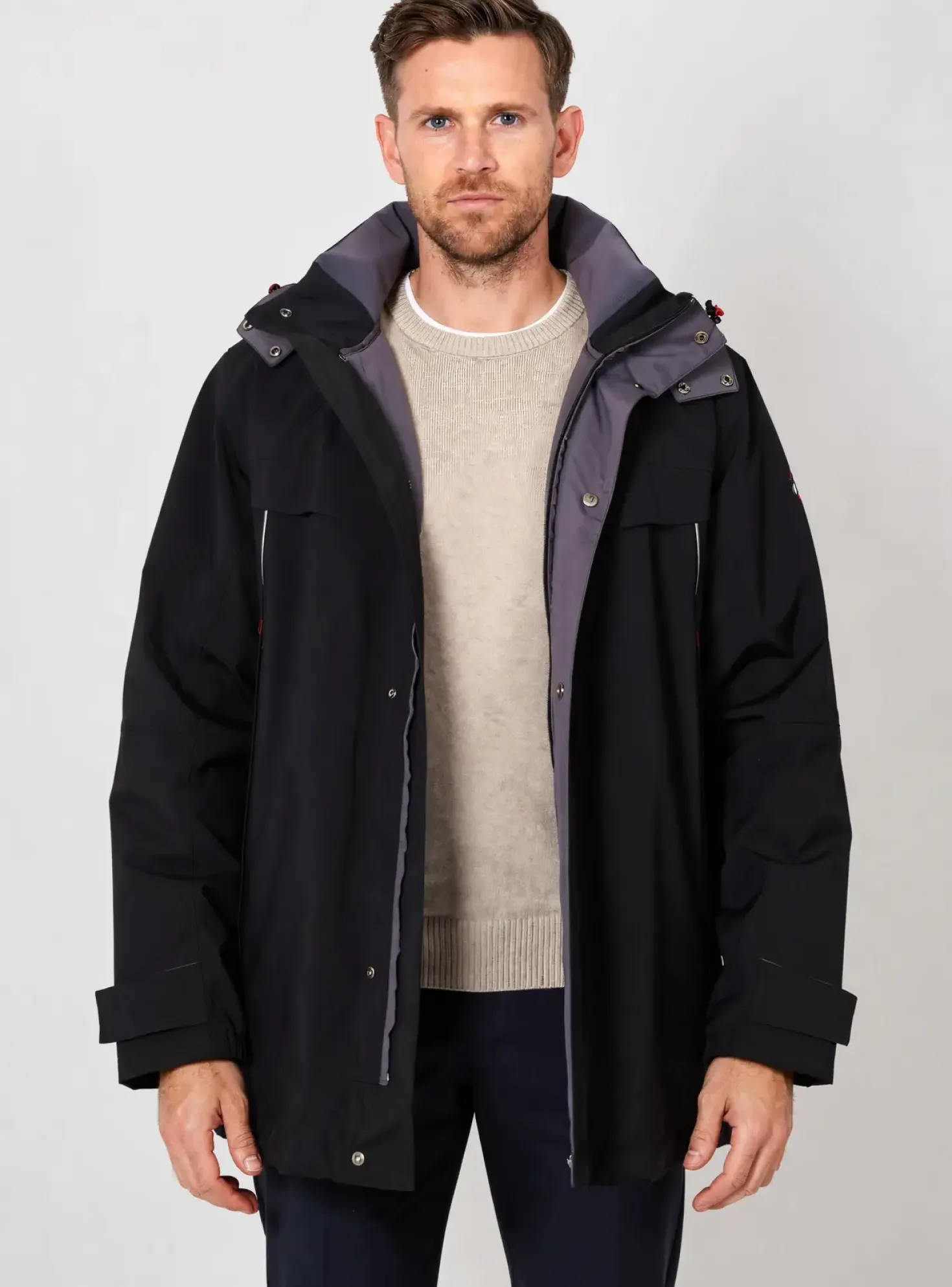 Parka Bp Noir A Capuche