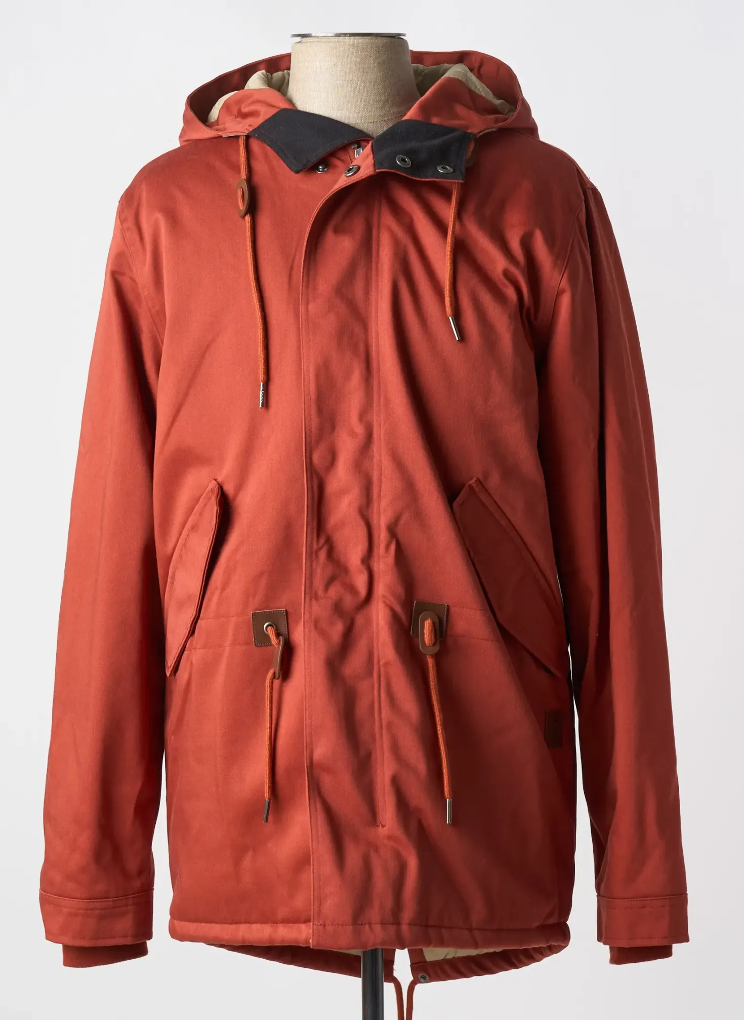 Parka Brixton Orange A Capuche