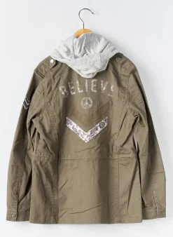 Parka Ikks Vert A Capuche