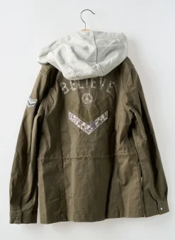 Parka Ikks Vert Sans Capuche