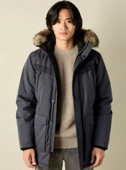 Parka Jack & Jones Bleu A Capuche