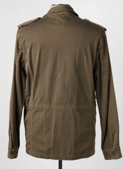 Parka Maison Woolies Vert Sans Capuche