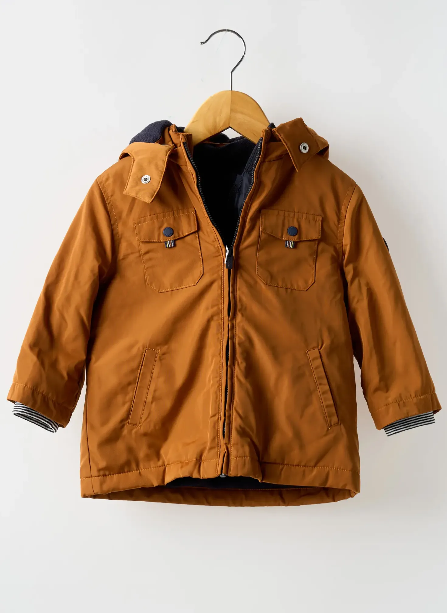 Parka Mayoral Marron A Capuche